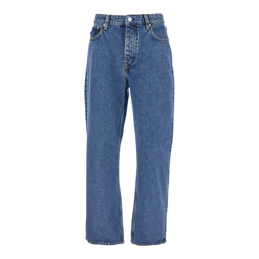 Won Hundred Men Blue Jeans With Belt Loops In Denim Man